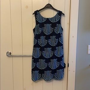Lilly Pulitzer Seashell Embroidered Shift Dress